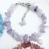 Lapis Lazuli Chip Bead Bracelet, Energy Healing Jewelry for Women