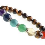 Hot Lucky Heart Seven Gems Men's Bracelet