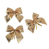 72Pcs Bow Butterfly Christmas Tree Decoration Ornament Gold