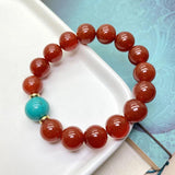 Red Agate Bracelet Crystal Gem Book