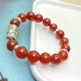 Red Agate Bracelet Crystal Gem Book