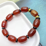 Red Agate Bracelet Crystal Gem Book