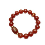 Red Agate Bracelet Crystal Gem Book