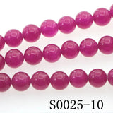 Natural Stone 4-12mm Red Rubys Round Beads DIY Accessory Bracelet Necklace