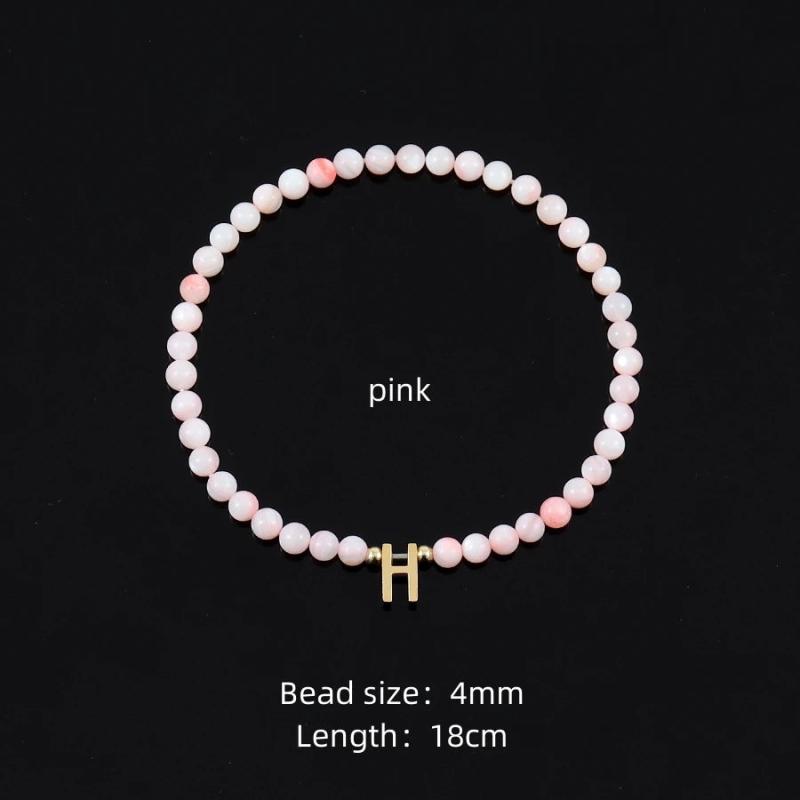 Colorful Bead Bracelet 4mm Width Women's Jewelry Gift