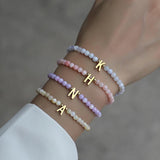 Colorful Bead Bracelet 4mm Width Women's Jewelry Gift