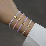 Colorful Bead Bracelet 4mm Width Women's Jewelry Gift