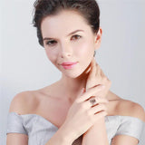 Vintage Silver Stainless Steel Wedding Rings for Women