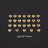 A-Z Heart Initial Letter Bracelet Toggle Clasps Bead Bracelet