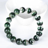 Green Ghost Stone Mental Healing Buddha Bead Charm Bracelet