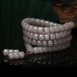 Ethnic Style Natural Stone Loop Bracelet Red Agate Smoke Purple Jade Hetian Jade