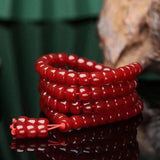 Ethnic Style Natural Stone Loop Bracelet Red Agate Smoke Purple Jade Hetian Jade