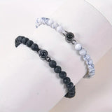 Turquoise Beaded Bracelet for Couple Energy