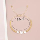 Go2boho Shell Heart Star Friendship Bracelet Minimalist Jewelry