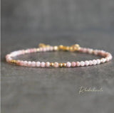 Carnelian Bracelet for Women - Crystal Beaded Gemstone Jewelry