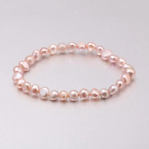 AA Natural Freshwater Pearl Bracelet Rice Shape Bead Bracelets For Woman