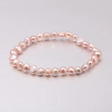 AA Natural Freshwater Pearl Bracelet Rice Shape Bead Bracelets For Woman