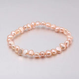 AA Natural Freshwater Pearl Bracelet Rice Shape Bead Bracelets For Woman