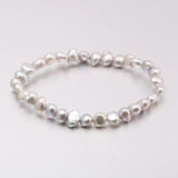 AA Natural Freshwater Pearl Bracelet Rice Shape Bead Bracelets For Woman