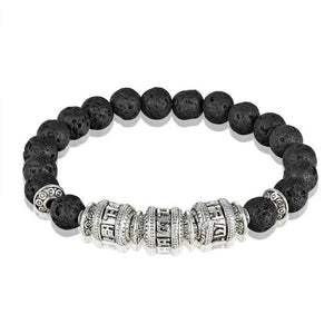 OM MANI PADME HUM Stone Bracelet for Men & Women