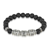 OM MANI PADME HUM Stone Bracelet for Men & Women