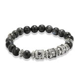 OM MANI PADME HUM Stone Bracelet for Men & Women
