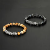 OM MANI PADME HUM Stone Bracelet for Men & Women