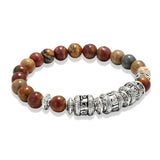 OM MANI PADME HUM Stone Bracelet for Men & Women