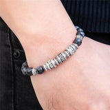 OM MANI PADME HUM Stone Bracelet for Men & Women