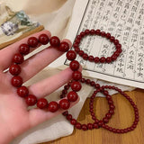 Dark Red Coral Beads for DIY Jewelry Making 4mm-10mm