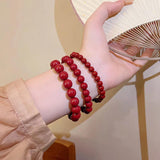 Dark Red Coral Beads for DIY Jewelry Making 4mm-10mm