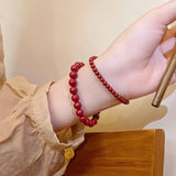 Dark Red Coral Beads for DIY Jewelry Making 4mm-10mm