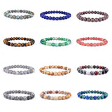Green Natural Turquoise Agate Lapis Lazuli Bracelet 8MM