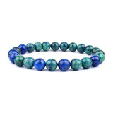 Green Natural Turquoise Agate Lapis Lazuli Bracelet 8MM