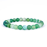 Green Natural Turquoise Agate Lapis Lazuli Bracelet 8MM