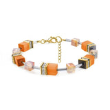 Colorful Square Stone Bracelet for Women Girls Crystal Friendship Jewelry