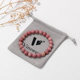 8mm Stone Beads Bracelet Natural Crystal Agates Jaspers Women Men Bangle