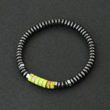 Men's Hematite Emperor Stone Bracelet 6mm Beaded Wristband