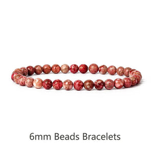 Reiki Chrysanthemum Stone Bracelets 6/8/10mm Quartzs Energy Stone Bracelet
