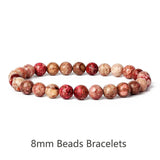 Reiki Chrysanthemum Stone Bracelets 6/8/10mm Quartzs Energy Stone Bracelet