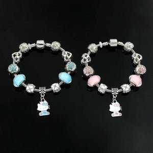 Y2k Kitty Cat Bracelet for Girls Jewelry