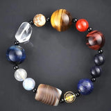Ethnic Yoga 8 Planets Bead Bracelet Natural Stone Solar Chakra Jewelry