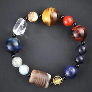 Ethnic Yoga 8 Planets Bead Bracelet Natural Stone Solar Chakra Jewelry