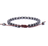 Square Hematite Beads Bracelet for Men