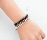 Square Hematite Beads Bracelet for Men
