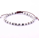 Square Hematite Beads Bracelet for Men