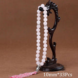 10mm Turquoises Tassel Pendant Quartz Stone Bead Tasbih