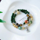 Chinese Friendship Ceramic Bracelet Bohemia Beaded Chain Gift Jewelry