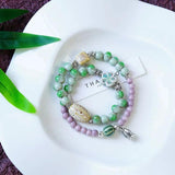 Chinese Friendship Ceramic Bracelet Bohemia Beaded Chain Gift Jewelry