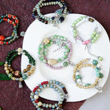 Chinese Friendship Ceramic Bracelet Bohemia Beaded Chain Gift Jewelry